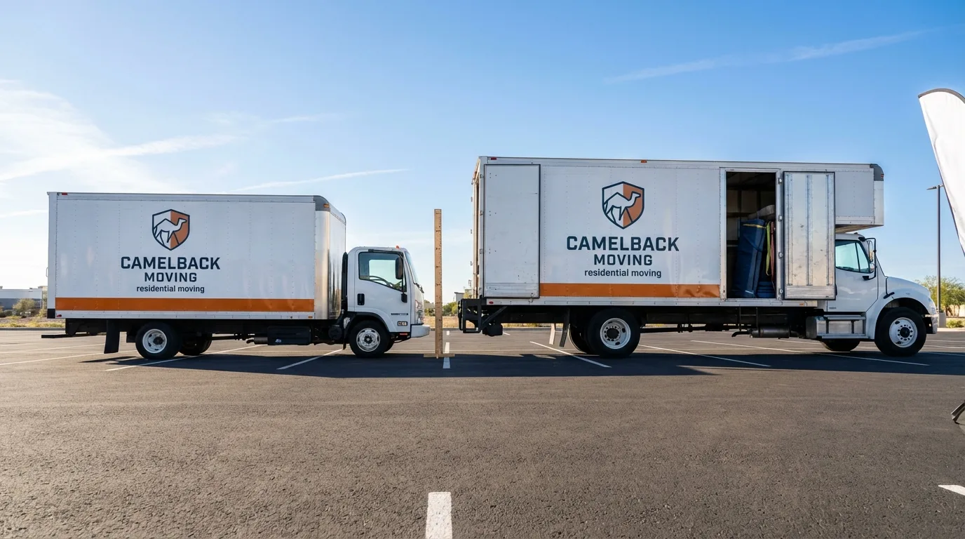 Moving truck size capacity guide in Wise